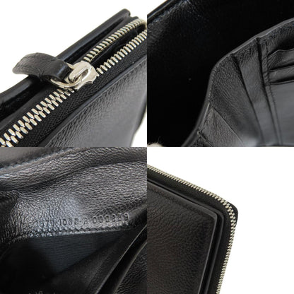 BALENCIAGA バレンシアガ 650879 ロゴ 二つ折り財布（小銭入れあり） レザー レディース 中古