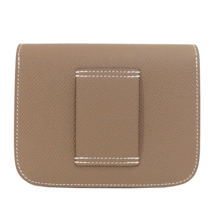 HERMES エルメス コンスタンススリム エトープ エトゥープ ゴールド金具 コインケース エプソン レディース 中古