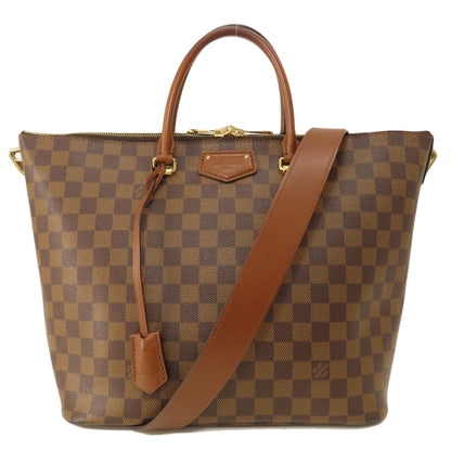 LOUIS VUITTON ルイヴィトン N63169 ベルモント ダミエ エベヌ トートバッグ ダミエキャンバス レディース 中古
