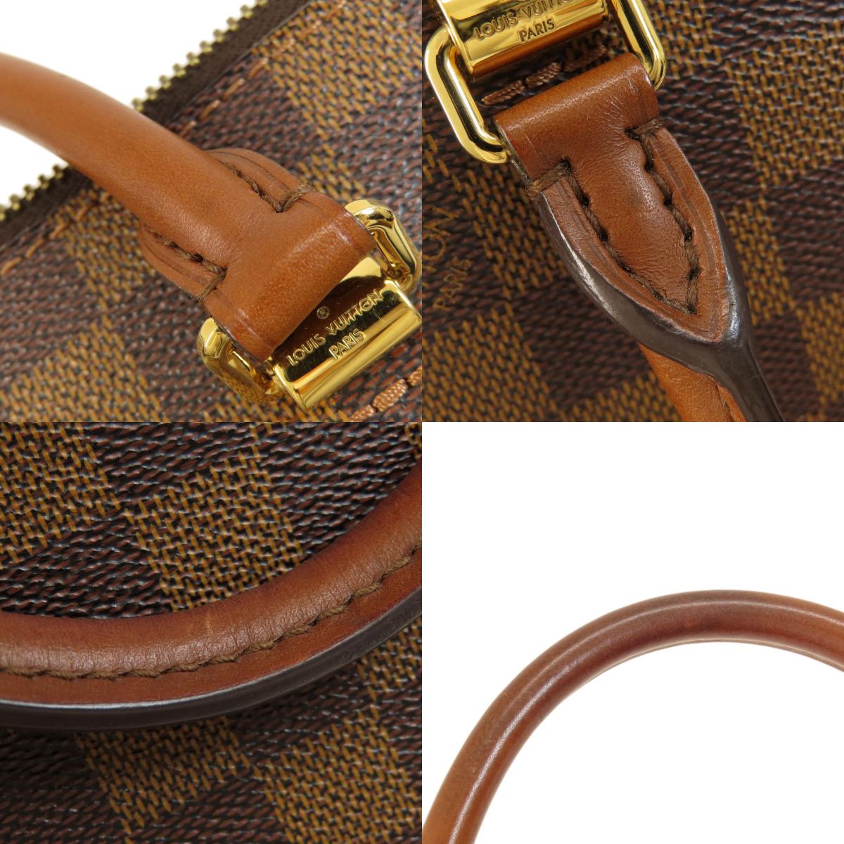 LOUIS VUITTON ルイヴィトン N63169 ベルモント ダミエ エベヌ トートバッグ ダミエキャンバス レディース 中古