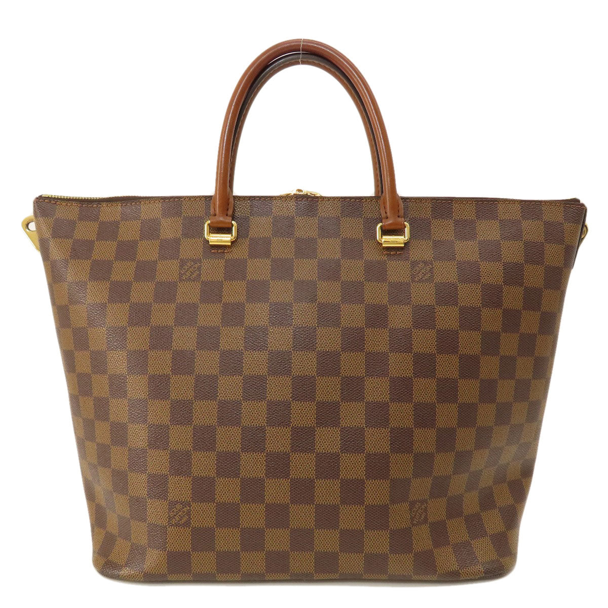 LOUIS VUITTON ルイヴィトン N63169 ベルモント ダミエ エベヌ トートバッグ ダミエキャンバス レディース 中古