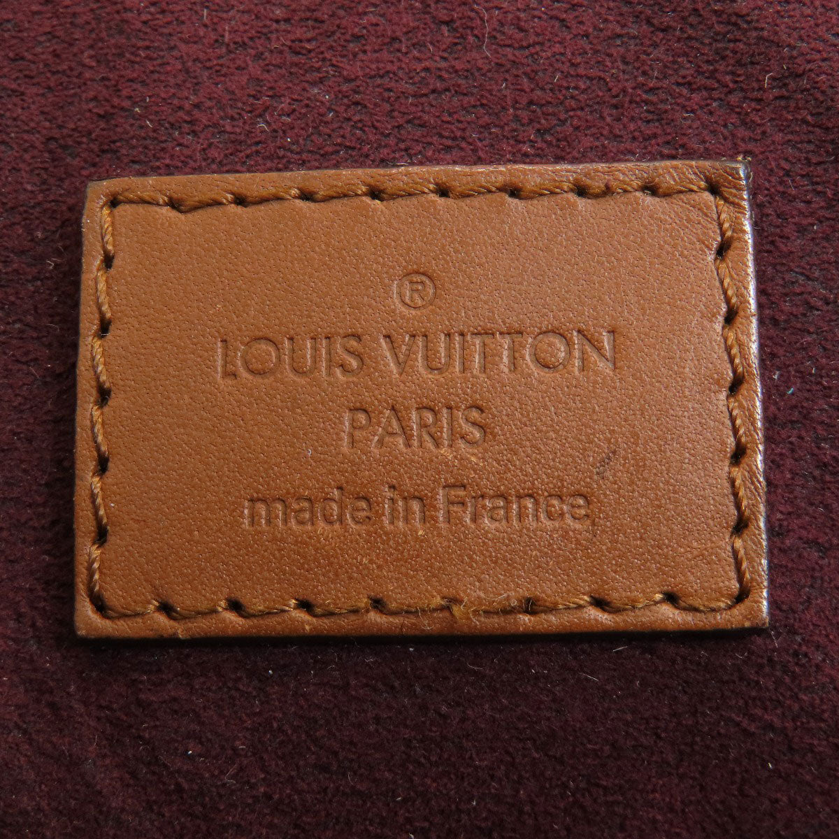 LOUIS VUITTON ルイヴィトン N63169 ベルモント ダミエ エベヌ トートバッグ ダミエキャンバス レディース 中古