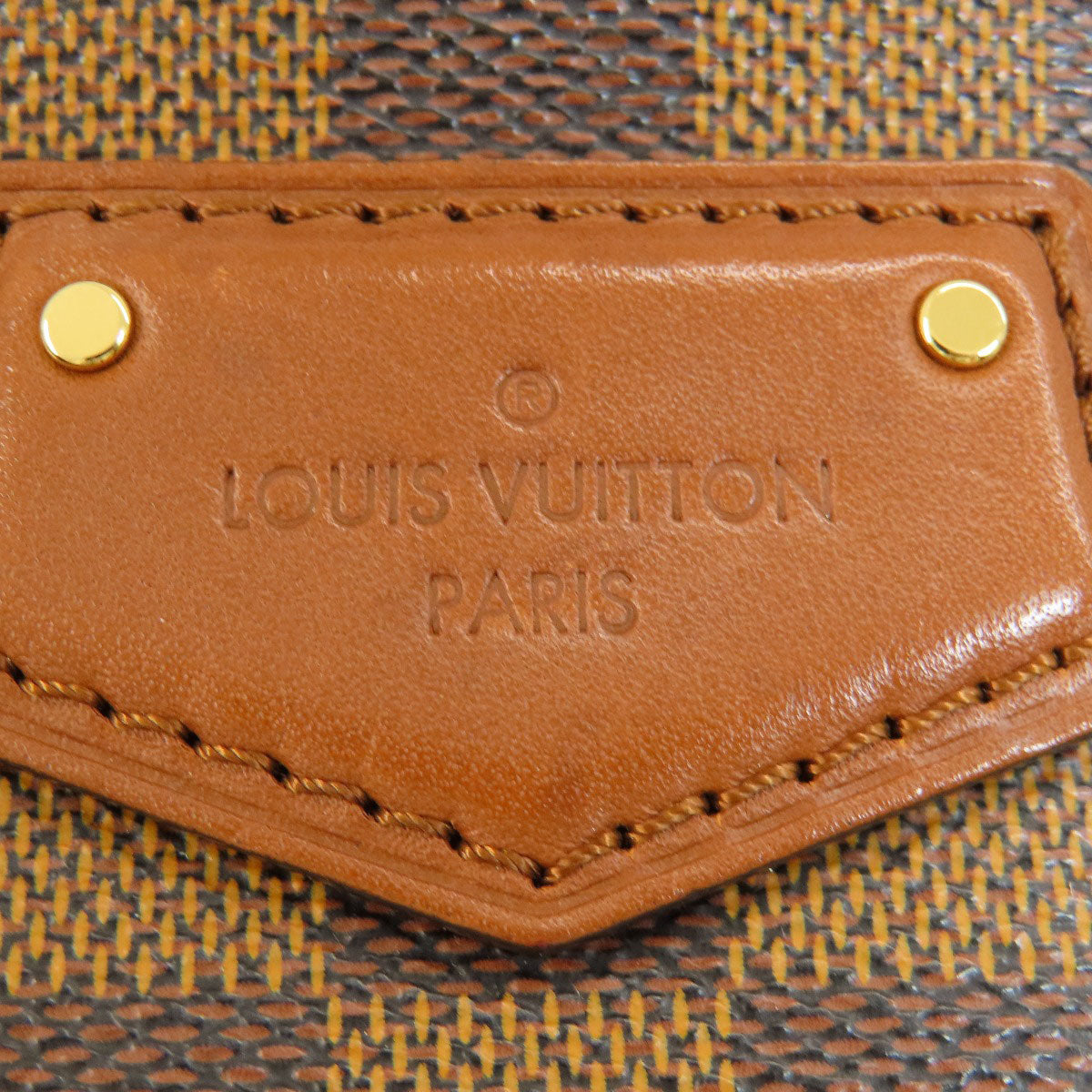 LOUIS VUITTON ルイヴィトン N63169 ベルモント ダミエ エベヌ トートバッグ ダミエキャンバス レディース 中古