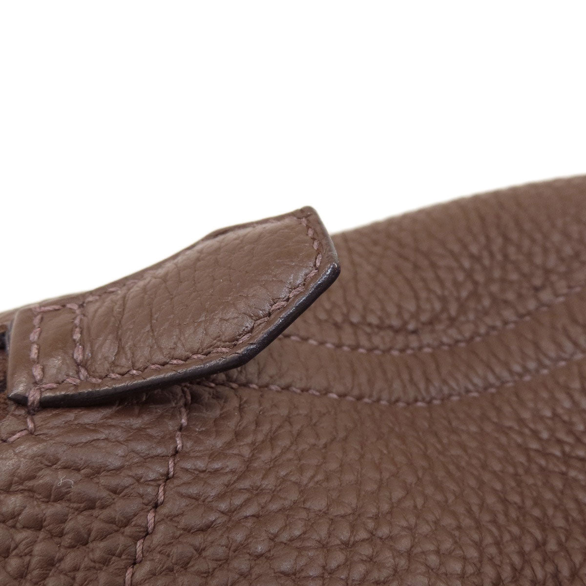 HERMES エルメス ボリード31 ブラウン シルバー金具 ハンドバッグ トリヨン レディース 中古