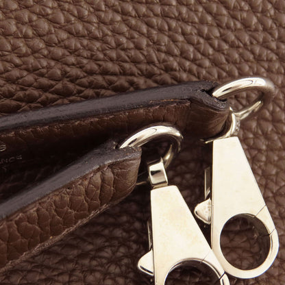 HERMES エルメス ボリード31 ブラウン シルバー金具 ハンドバッグ トリヨン レディース 中古