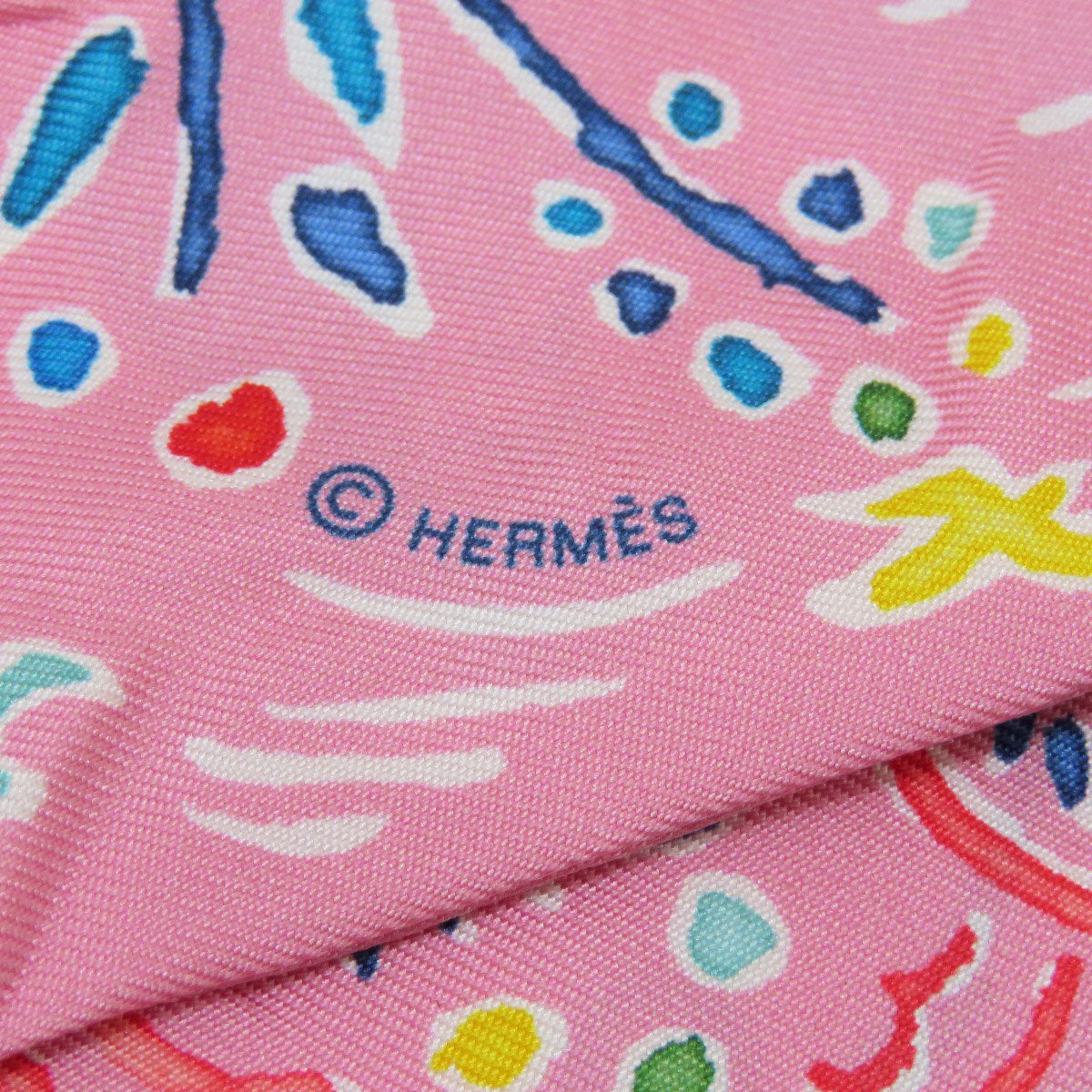 HERMES エルメス ツイリー スカーフ シルク レディース 中古