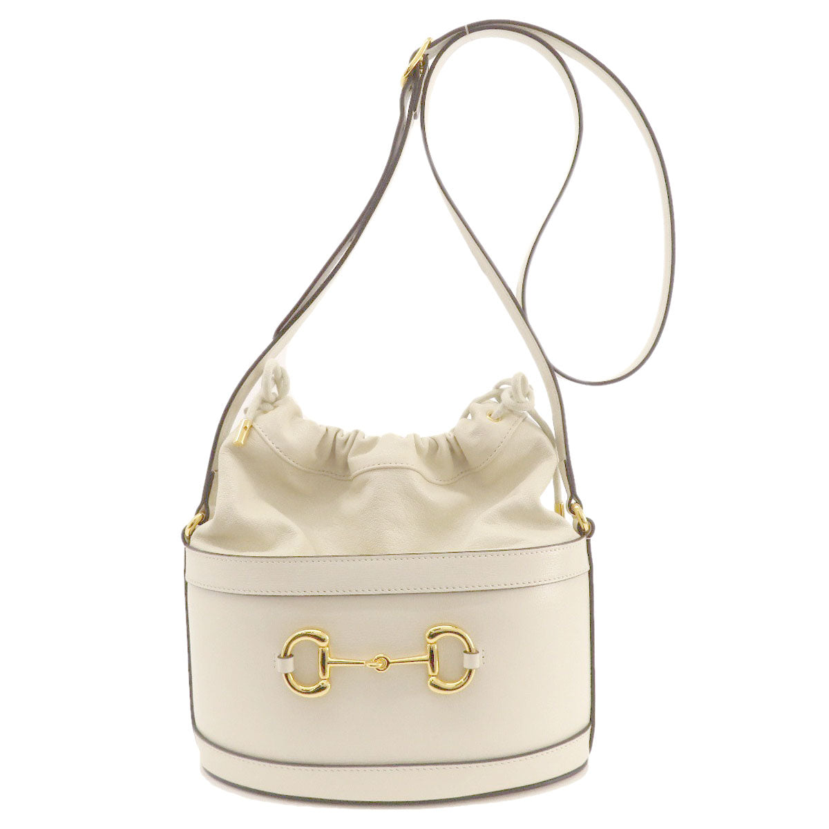 GUCCI グッチ 602118 ホースビット バケットバッグ トートバッグ レザー レディース 中古