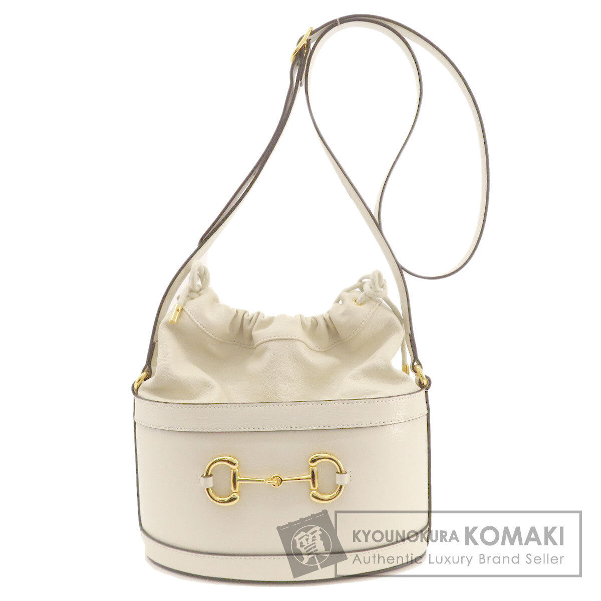 GUCCI グッチ 602118 ホースビット バケットバッグ トートバッグ レザー レディース 中古