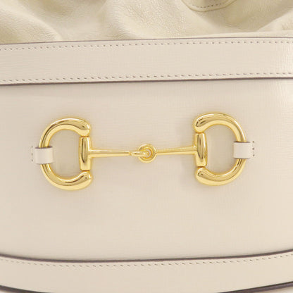 GUCCI グッチ 602118 ホースビット バケットバッグ トートバッグ レザー レディース 中古