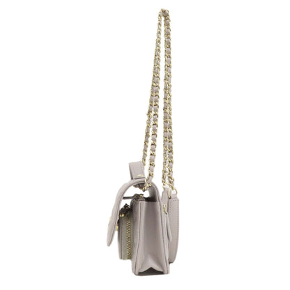 CHANEL シャネル チェーンウォレット マトラッセ ゴールド金具 長財布（小銭入れあり） グレインド カーフスキン レディース 中古