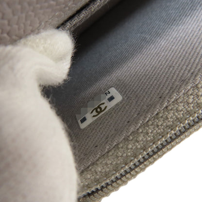 CHANEL シャネル チェーンウォレット マトラッセ ゴールド金具 長財布（小銭入れあり） グレインド カーフスキン レディース 中古