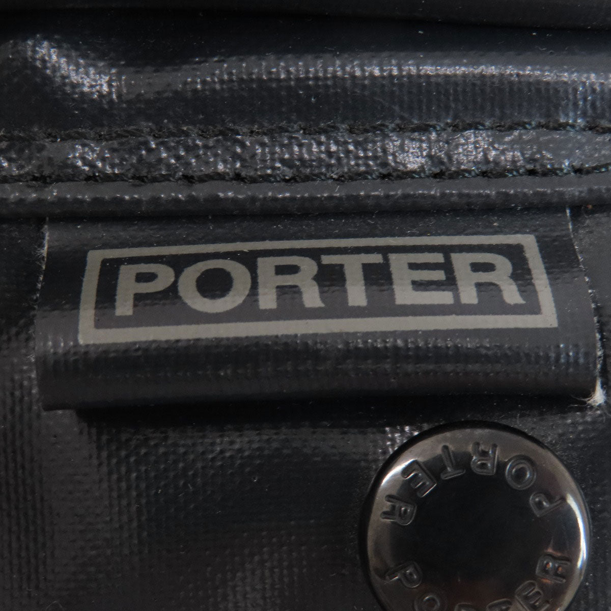 PORTER ポーター ロゴ ボディバッグ PVC レディース 中古