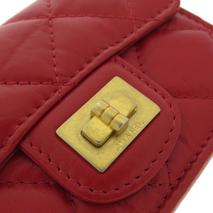 CHANEL シャネル 三つ折り コンパクトウォレット マトラッセ 二つ折り財布（小銭入れあり） カーフ レディース 中古