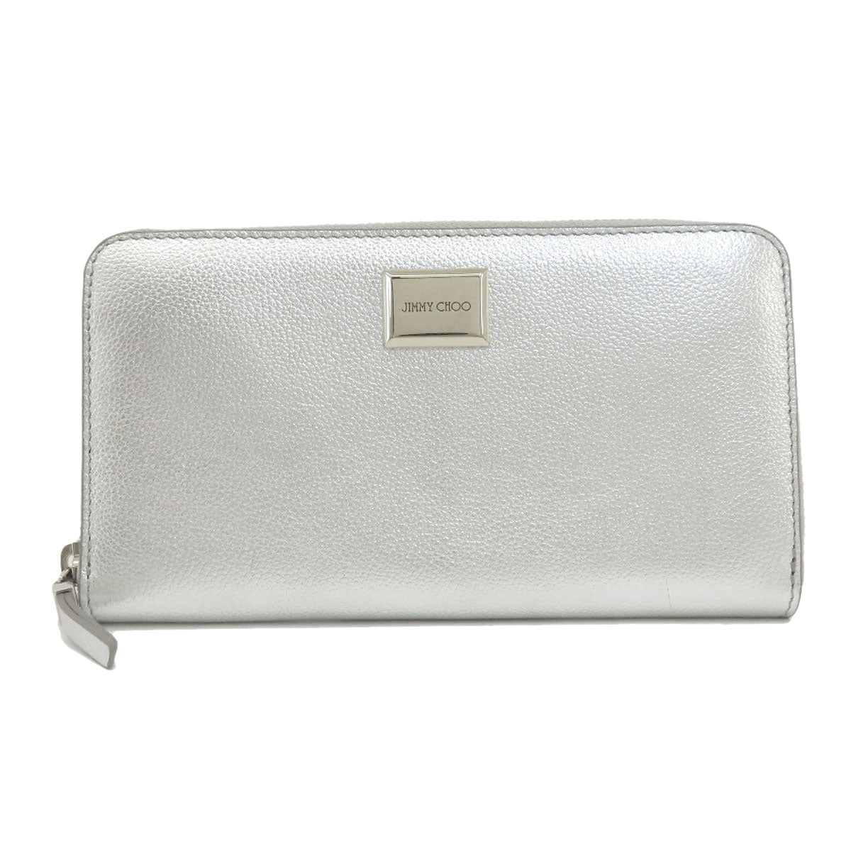 Jimmy Choo ジミーチュウ ロゴ 長財布（小銭入れあり） レザー レディース 中古