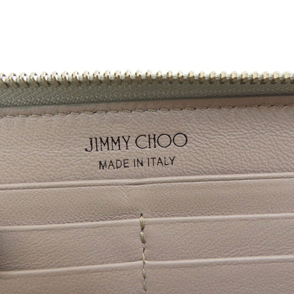 Jimmy Choo ジミーチュウ ロゴ 長財布（小銭入れあり） レザー レディース 中古