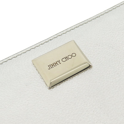 Jimmy Choo ジミーチュウ ロゴ 長財布（小銭入れあり） レザー レディース 中古