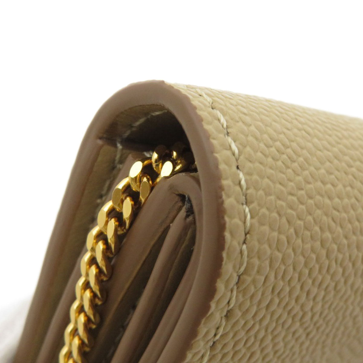 BURBERRY バーバリー コイン チェーンウォレット コインケース カーフ レディース 中古