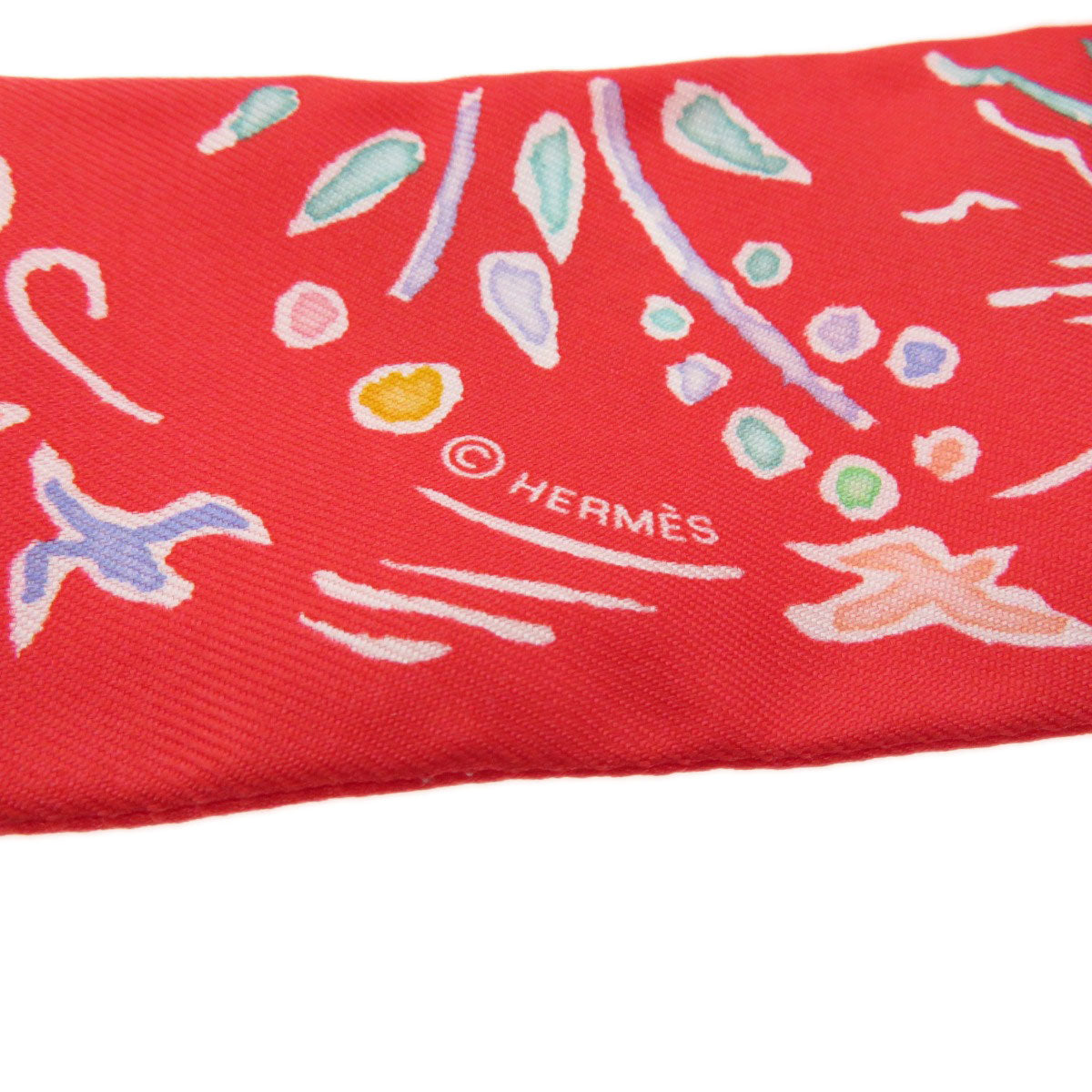 HERMES エルメス ツイリー スカーフ シルク レディース 中古