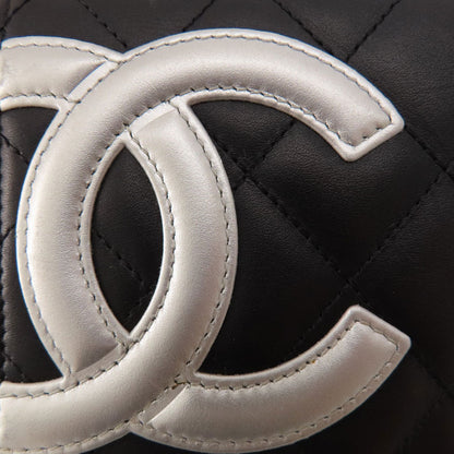 CHANEL シャネル チェーンウォレット カンボンライン シルバー金具 長財布（小銭入れあり） カーフ レディース 中古