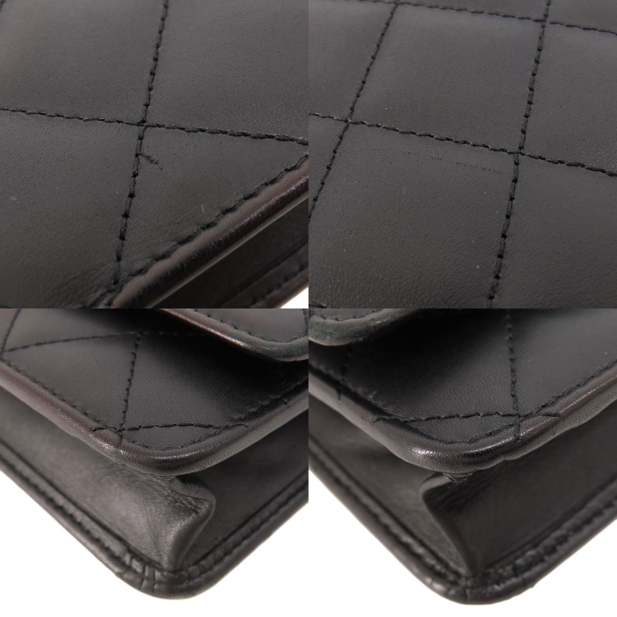 CHANEL シャネル チェーンウォレット カンボンライン シルバー金具 長財布（小銭入れあり） カーフ レディース 中古