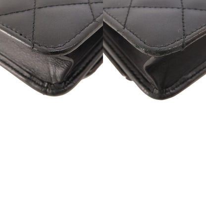 CHANEL シャネル チェーンウォレット カンボンライン シルバー金具 長財布（小銭入れあり） カーフ レディース 中古