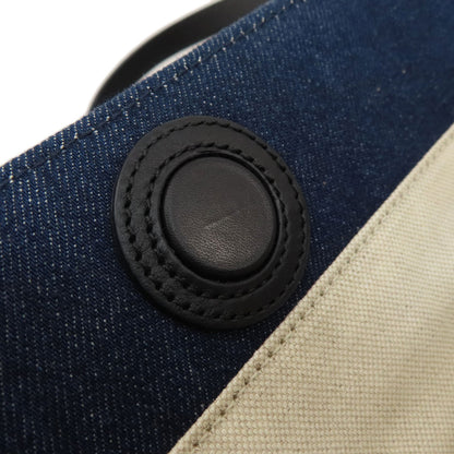 GUCCI グッチ 456545 タイガー エンブロイダリー トートバッグ デニム レディース 中古