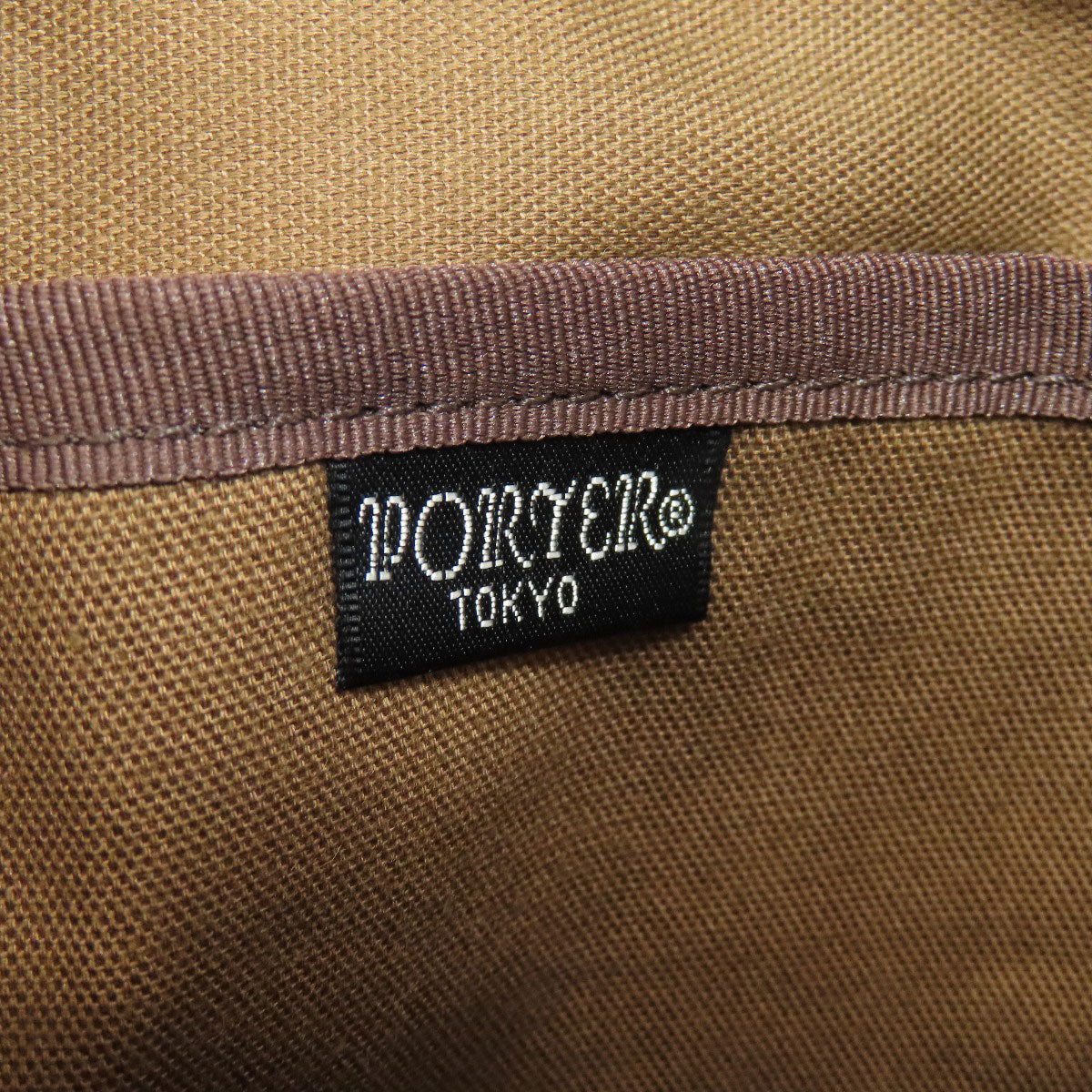 PORTER ポーター ロゴ ボディバッグ コーティングキャンバス レディース 中古