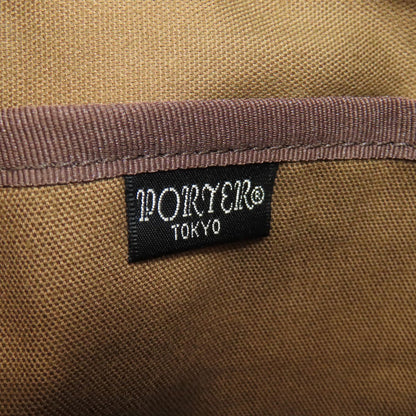 PORTER ポーター ロゴ ボディバッグ コーティングキャンバス レディース 中古