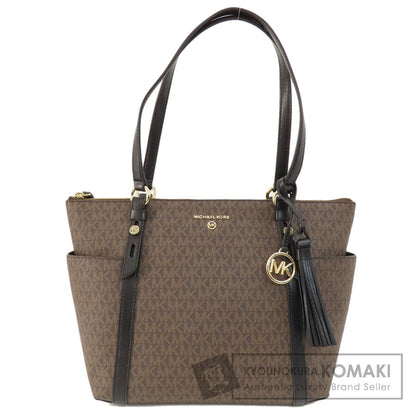 Michael Kors マイケルコース サリヴァン トートバッグ PVC レディース 中古