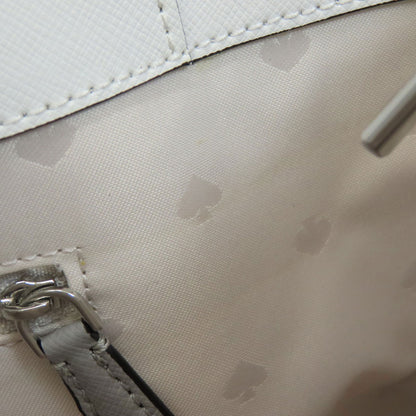 kate spade ケイトスペード ロゴ金具 バイカラー トートバッグ PVC レディース 中古