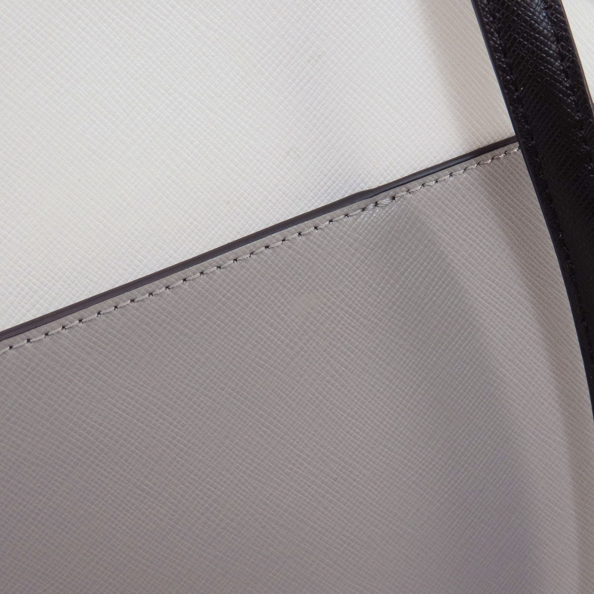 kate spade ケイトスペード ロゴ金具 バイカラー トートバッグ PVC レディース 中古