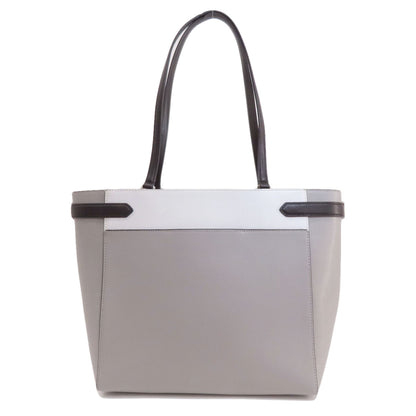 kate spade ケイトスペード ロゴ金具 バイカラー トートバッグ PVC レディース 中古