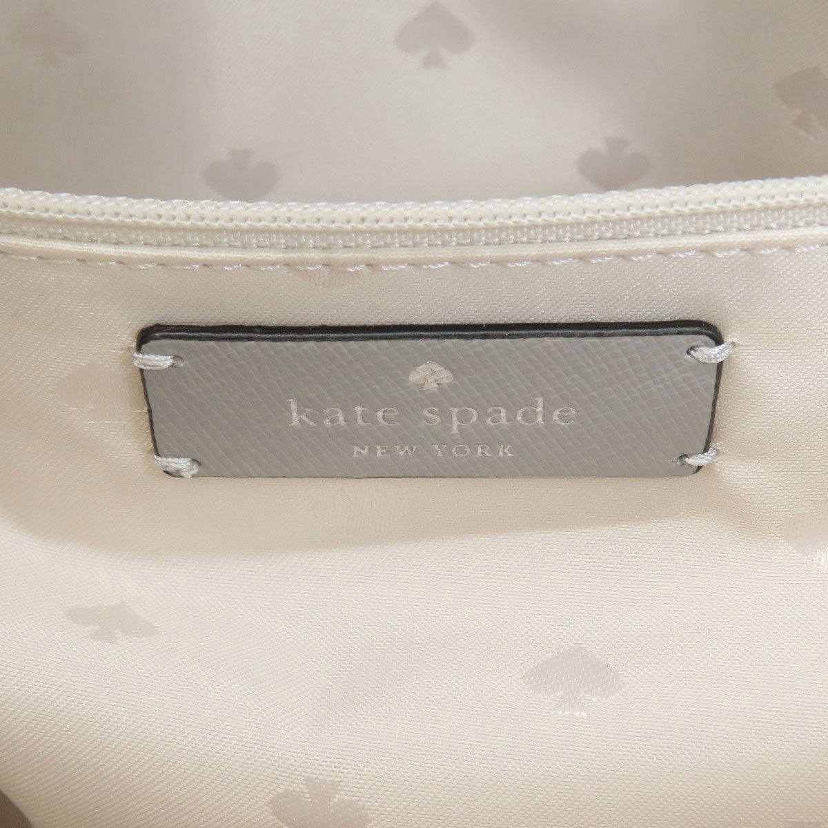kate spade ケイトスペード ロゴ金具 バイカラー トートバッグ PVC レディース 中古