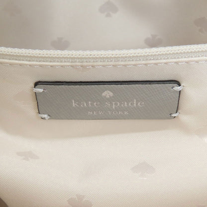 kate spade ケイトスペード ロゴ金具 バイカラー トートバッグ PVC レディース 中古