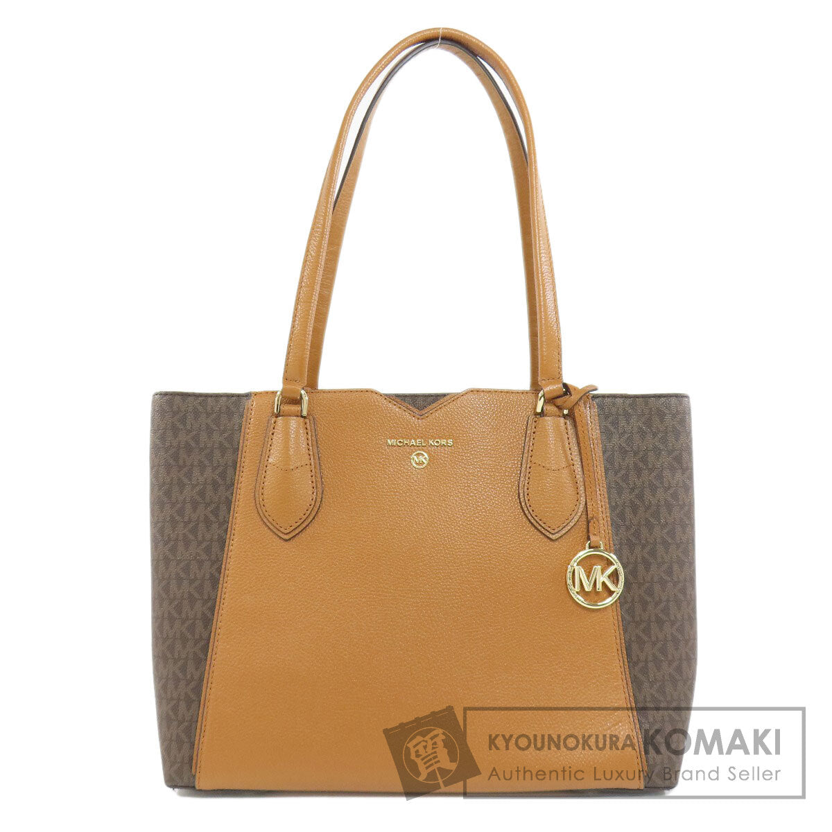 Michael Kors マイケルコース MKシグネチャー トートバッグ PVC レディース 中古