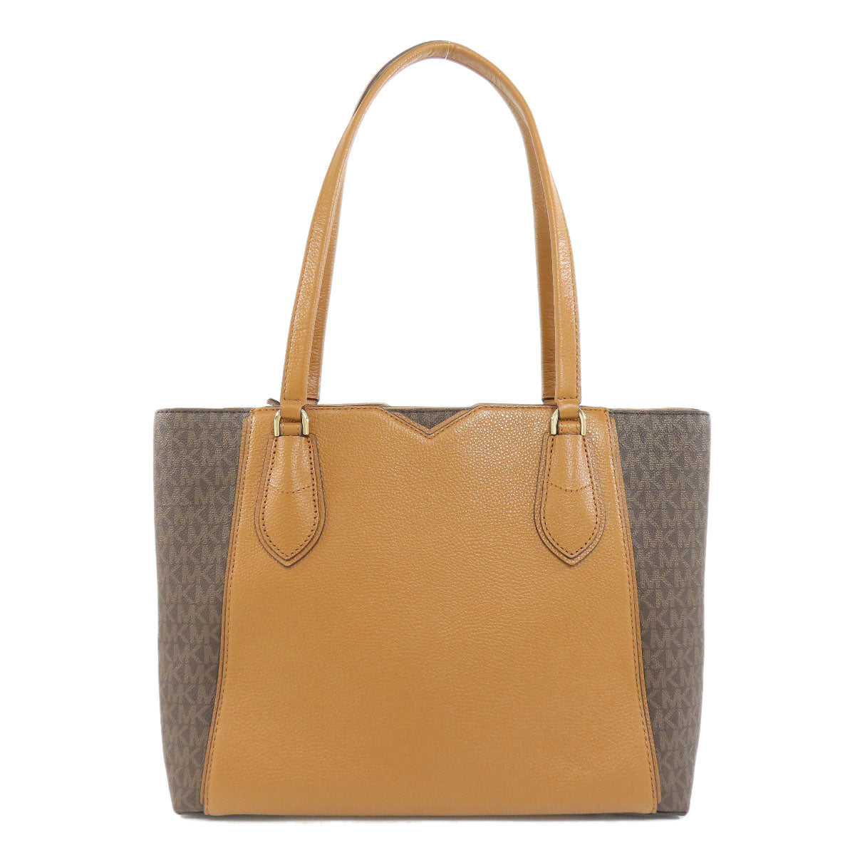 Michael Kors マイケルコース MKシグネチャー トートバッグ PVC レディース 中古