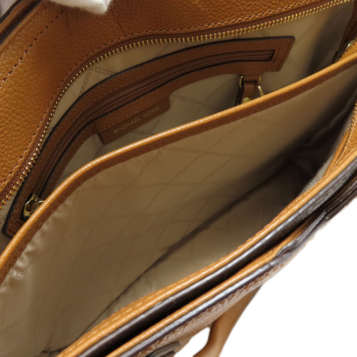 Michael Kors マイケルコース MKシグネチャー トートバッグ PVC レディース 中古