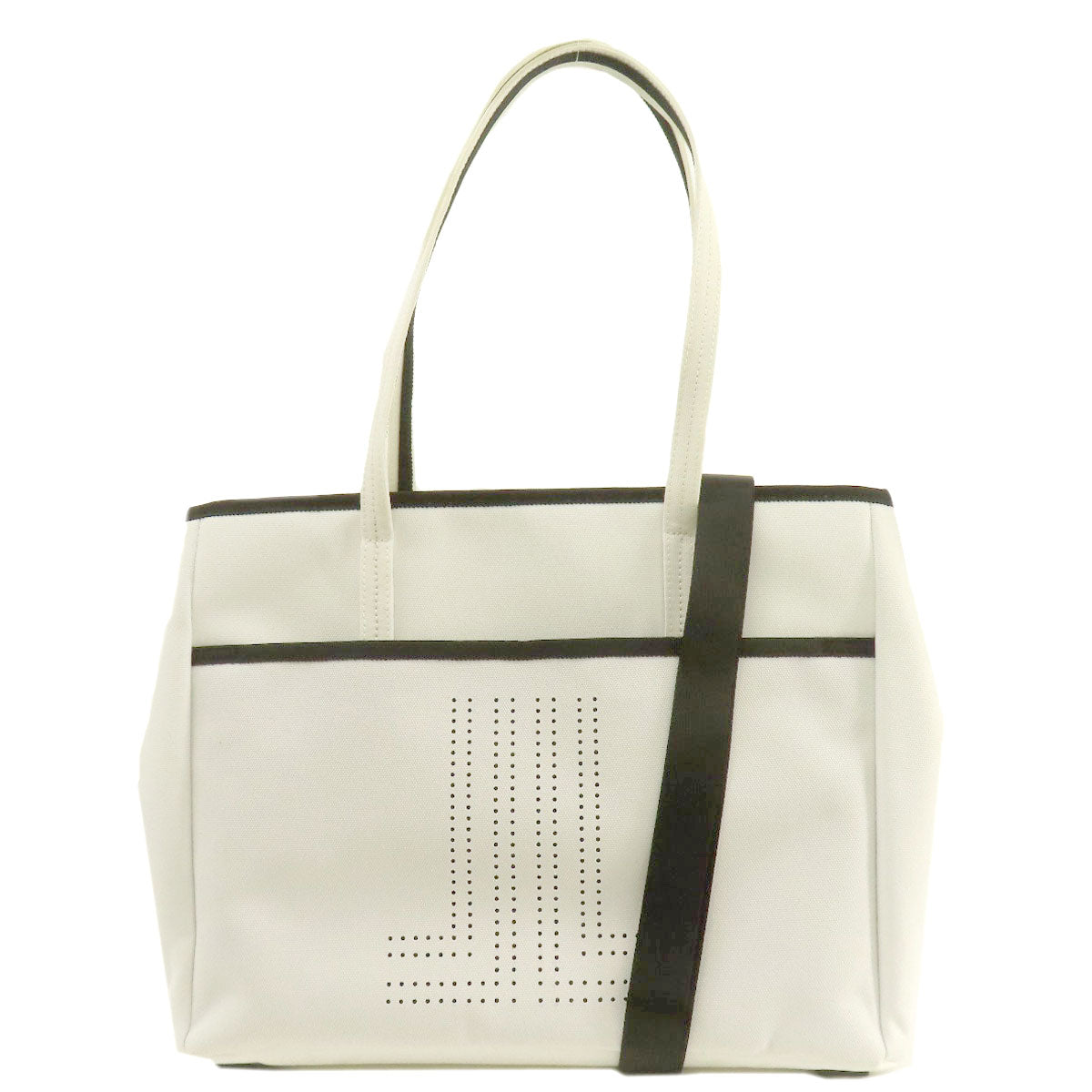LANVIN ランバン 2WAY トートバッグ キャンバス レディース 中古