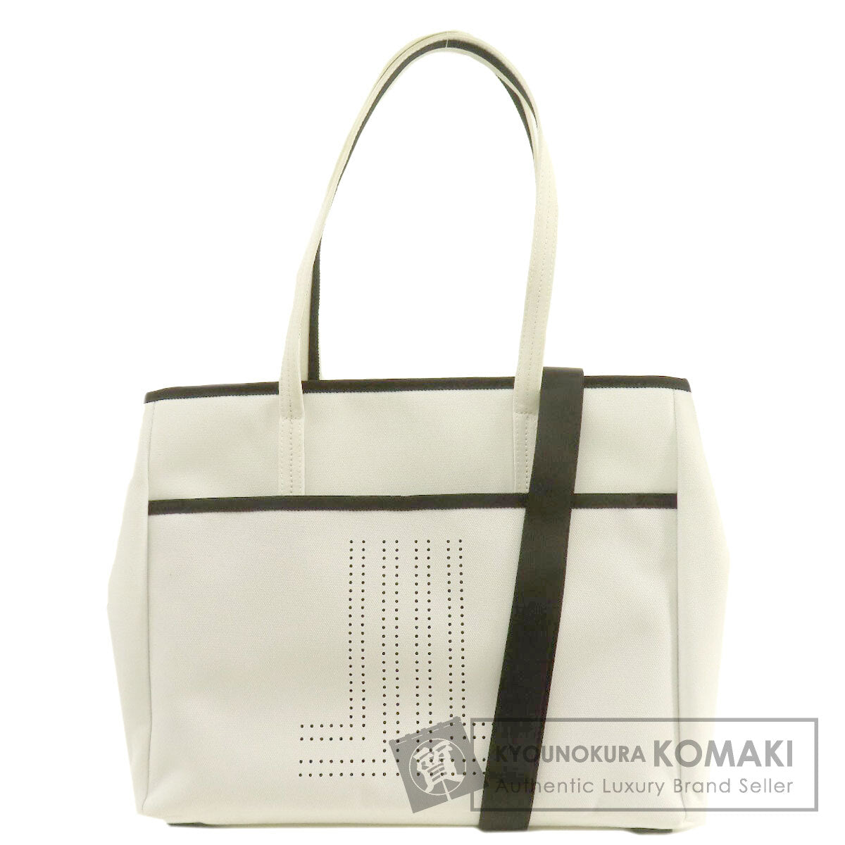 LANVIN ランバン 2WAY トートバッグ キャンバス レディース 中古