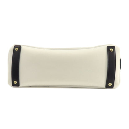 LANVIN ランバン 2WAY トートバッグ キャンバス レディース 中古