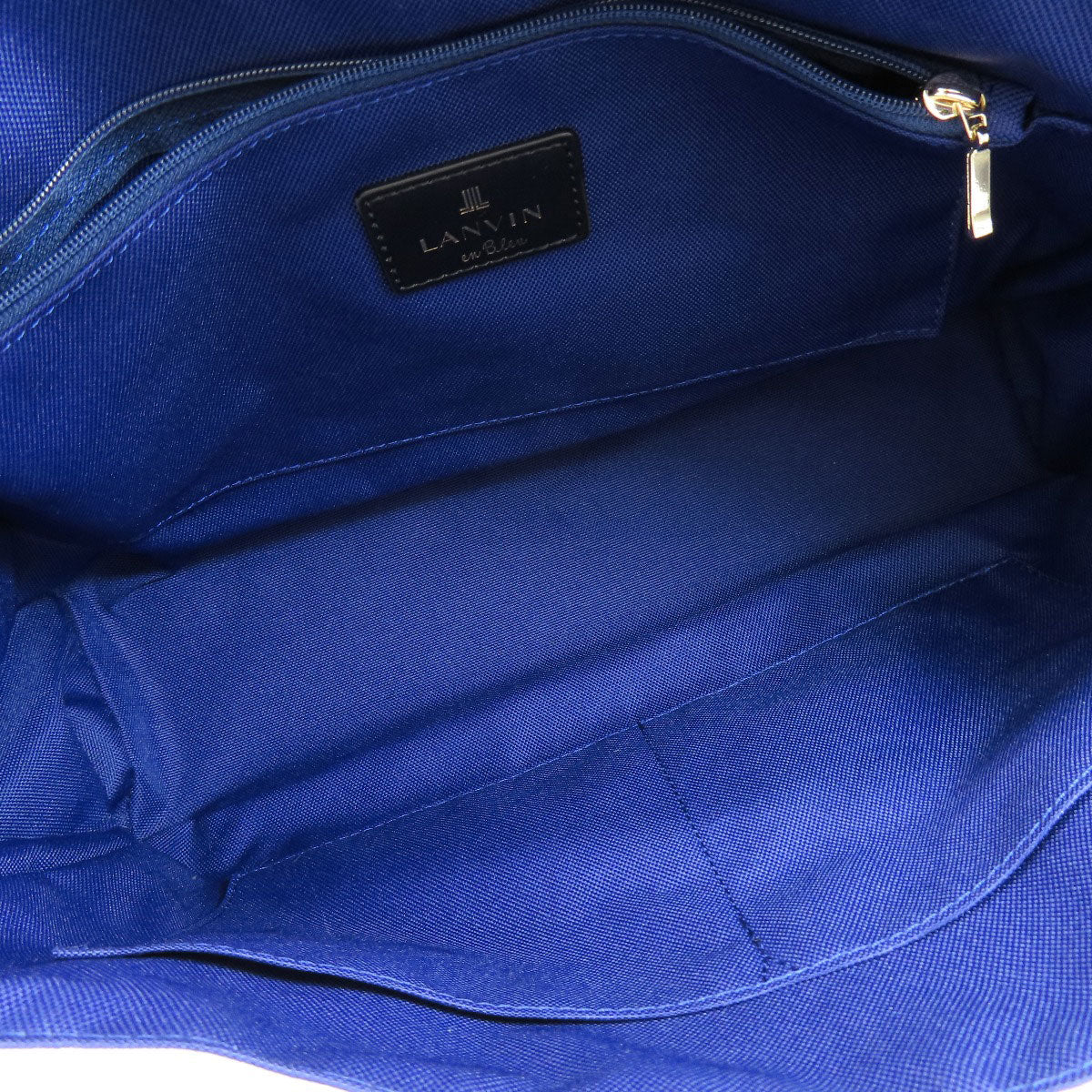 LANVIN ランバン 2WAY トートバッグ キャンバス レディース 中古