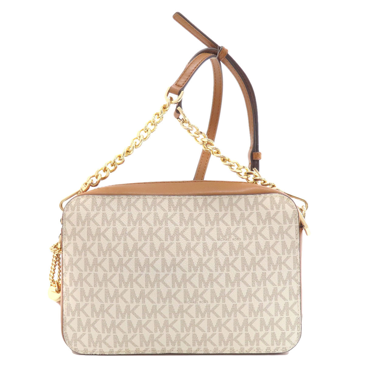 Michael Kors マイケルコース MKシグネチャー ショルダーバッグ PVC レディース 中古