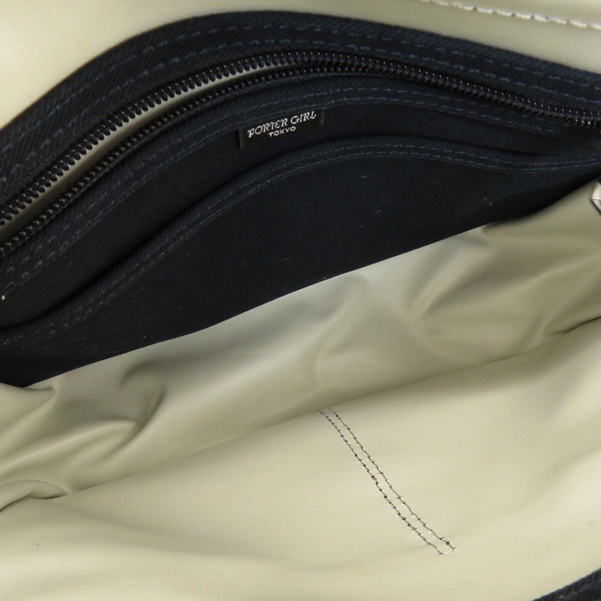 PORTER ポーター ロゴ ショルダーバッグ キャンバス レディース 中古