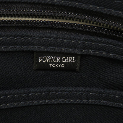 PORTER ポーター ロゴ ショルダーバッグ キャンバス レディース 中古