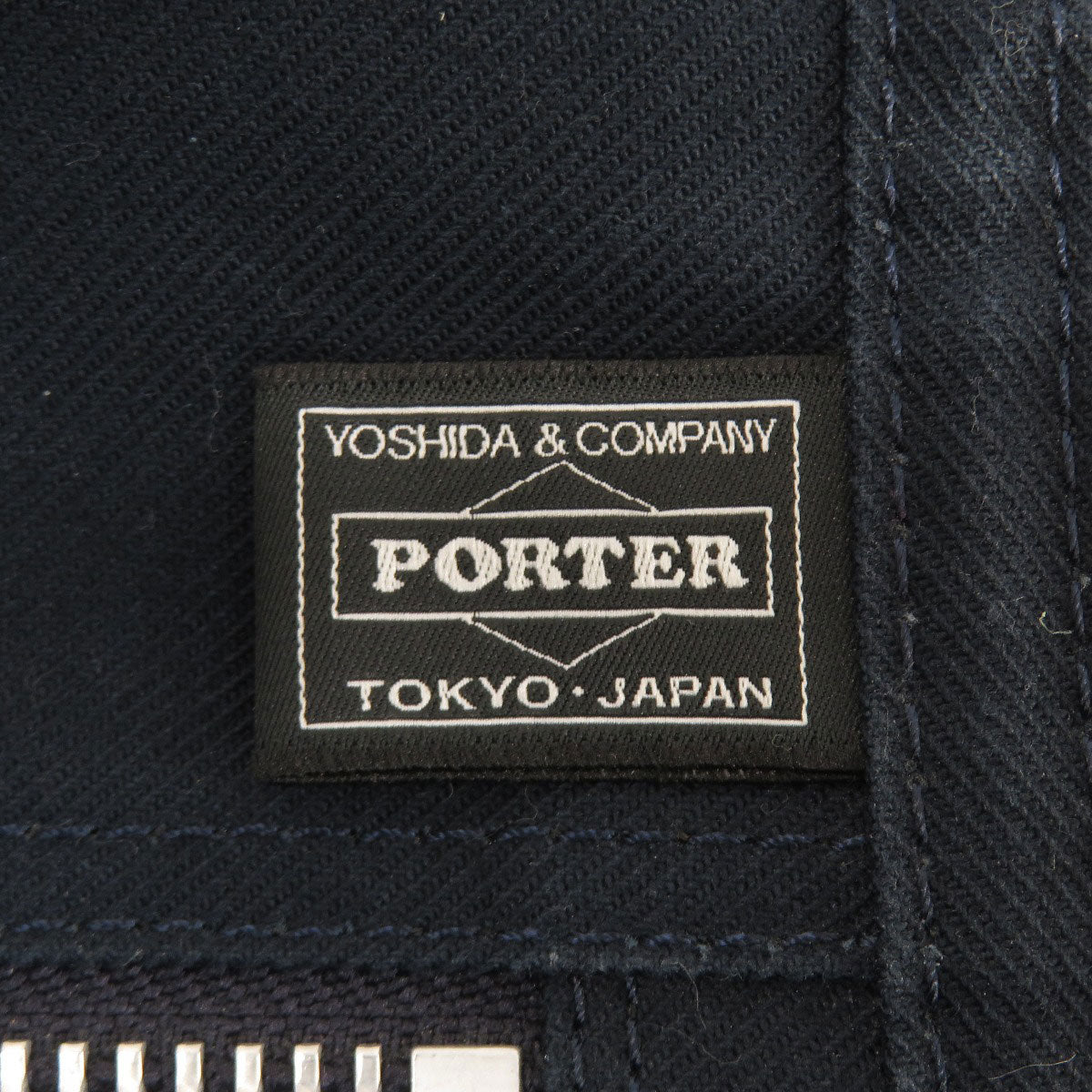 PORTER ポーター ロゴ ショルダーバッグ キャンバス レディース 中古