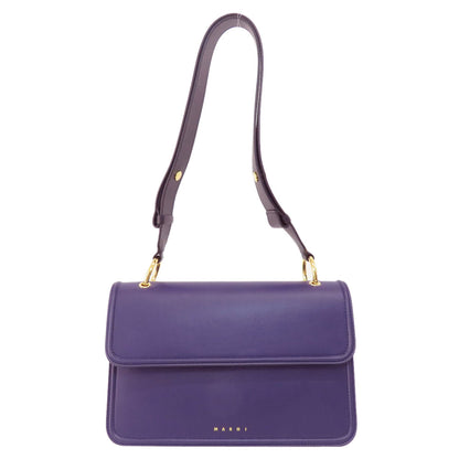 MARNI マルニ ロゴ ショルダーバッグ レザー レディース 中古