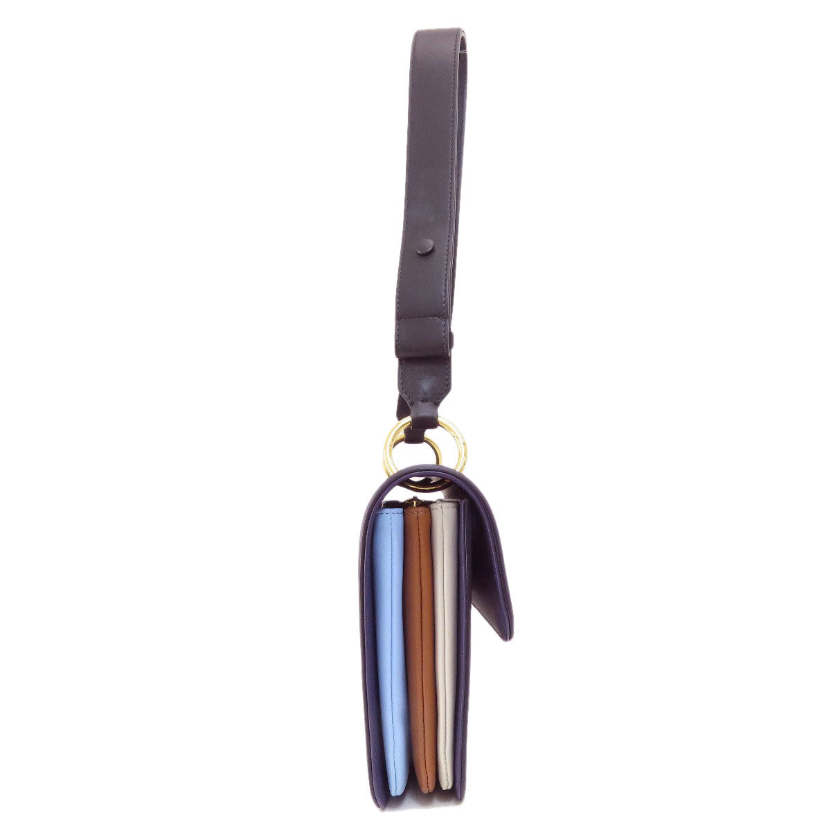 MARNI マルニ ロゴ ショルダーバッグ レザー レディース 中古