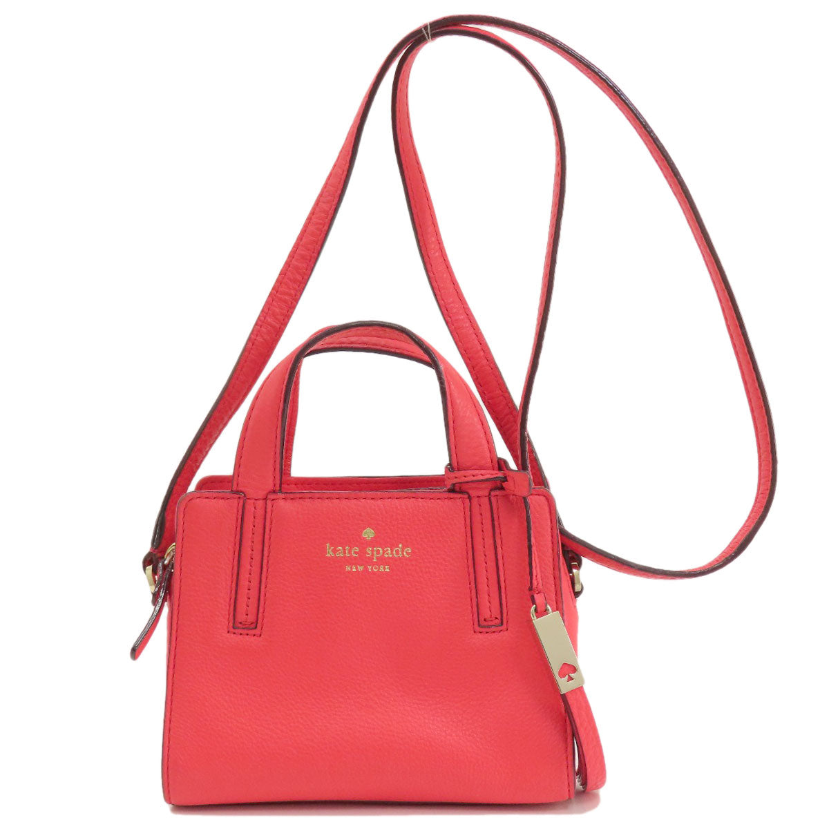 kate spade ケイトスペード 2WAY ハンドバッグ レザー レディース 中古