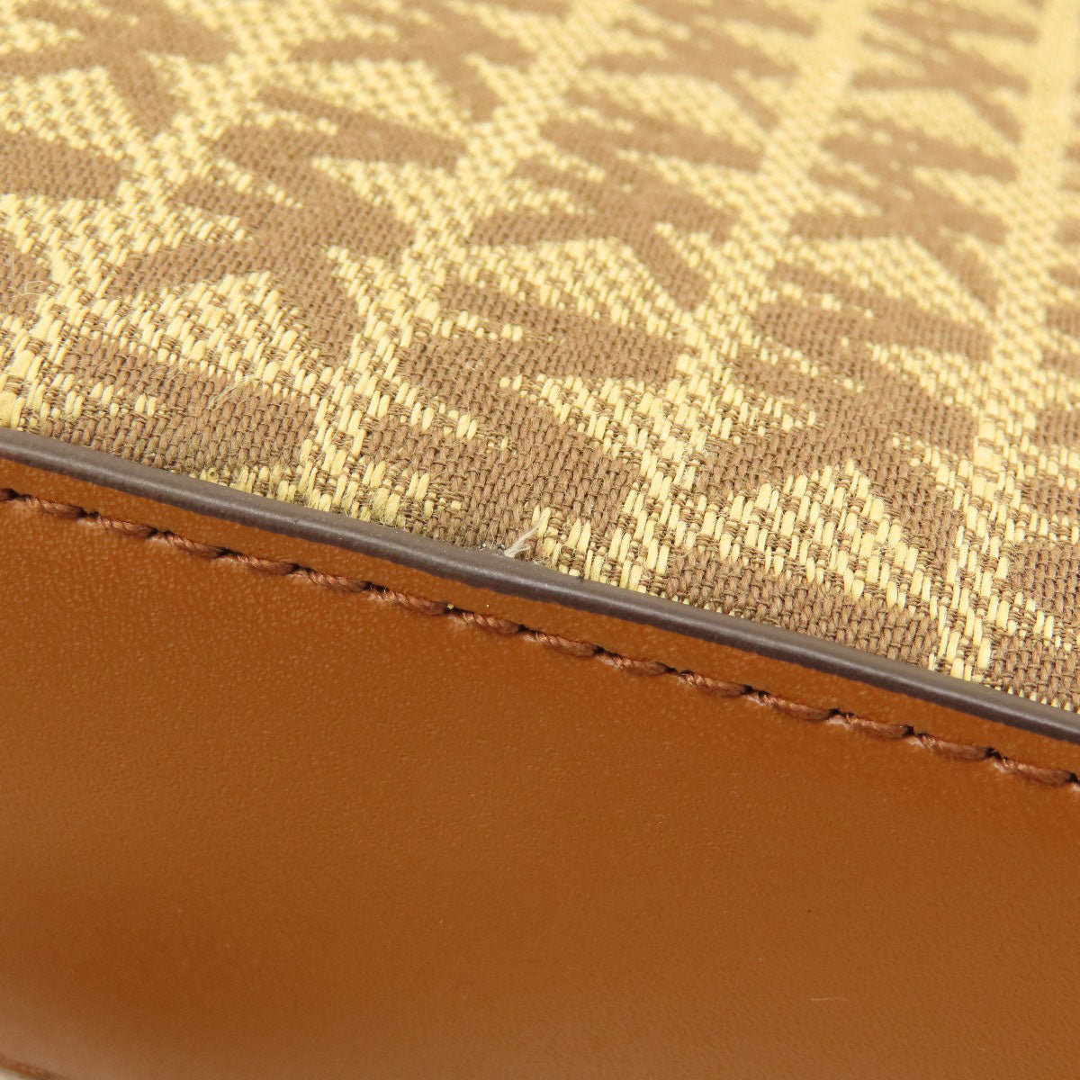 Michael Kors マイケルコース ロングショルダー ショルダーバッグ キャンバス レディース 中古