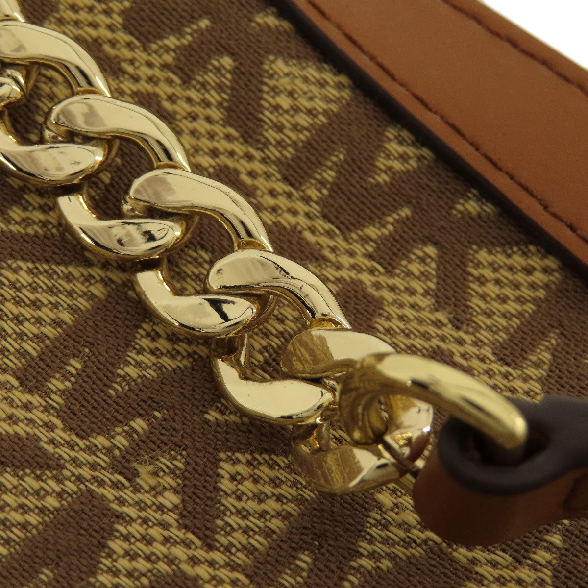 Michael Kors マイケルコース ロングショルダー ショルダーバッグ キャンバス レディース 中古